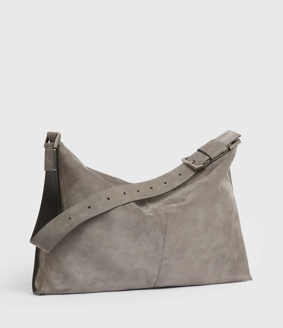 edbury suede shoulder bag