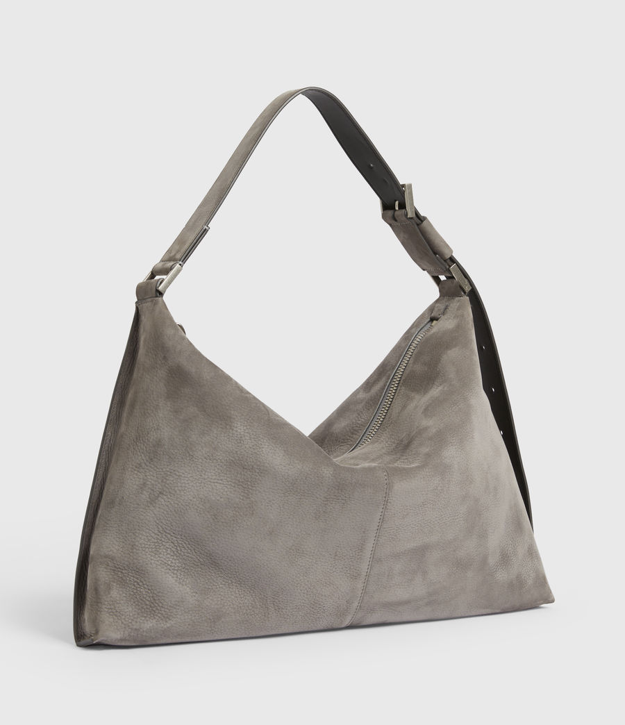 edbury suede shoulder bag