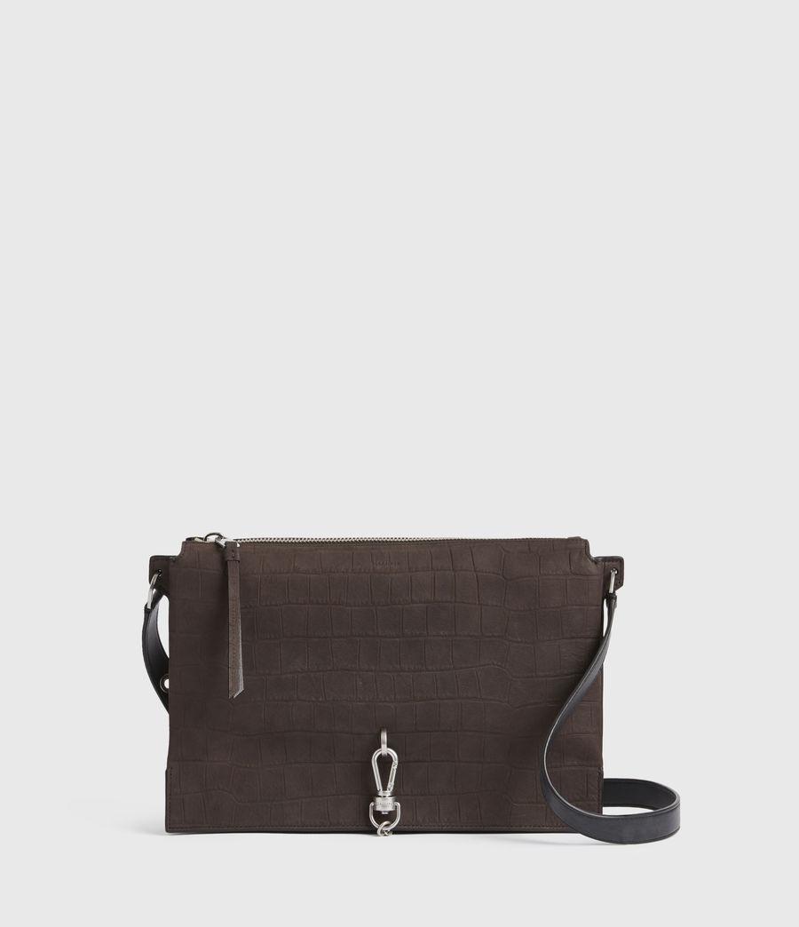 sheringham suede shoulder bag