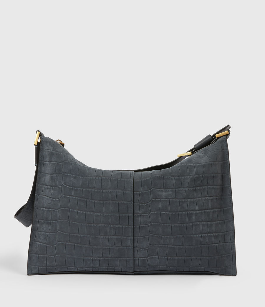 edbury suede shoulder bag