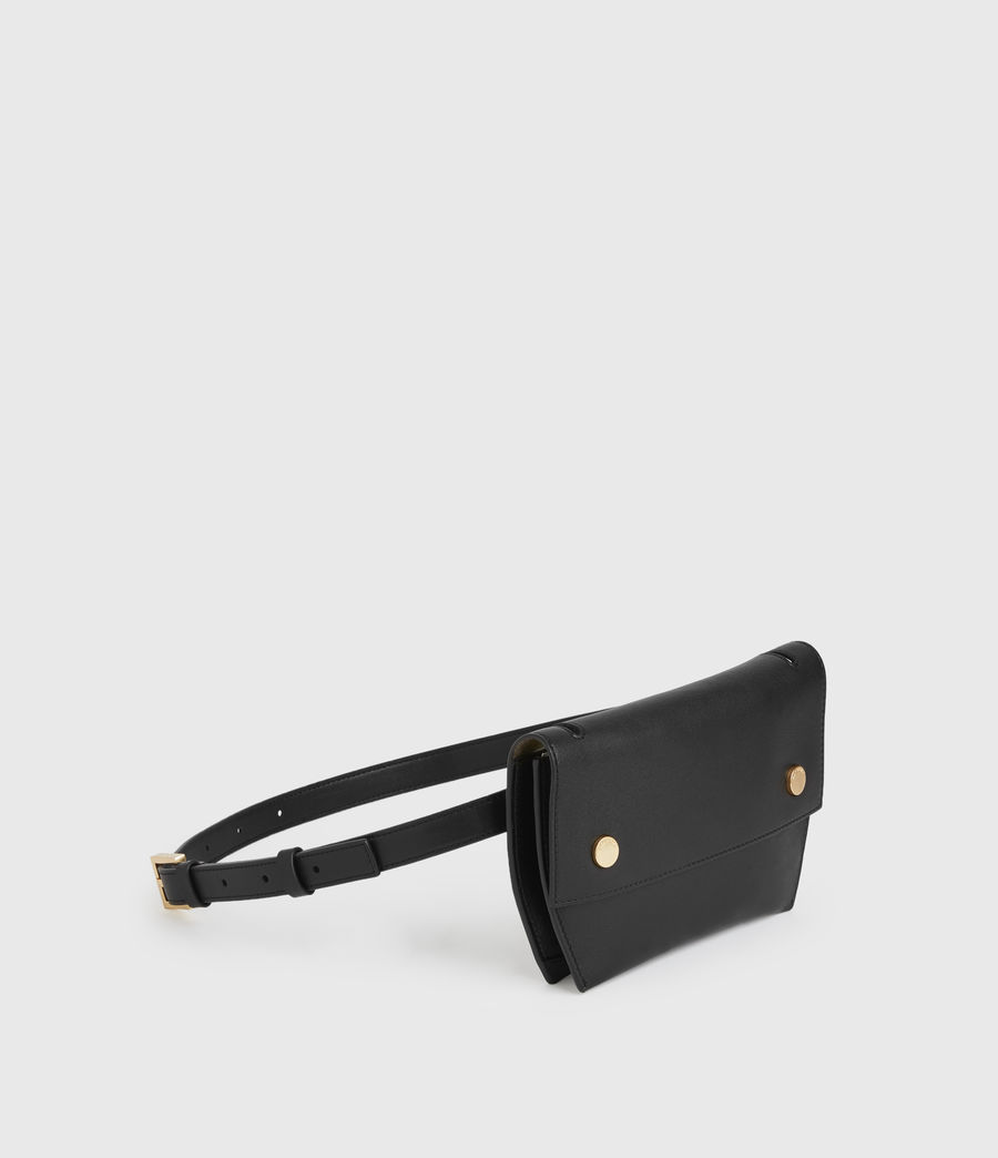 leather crossbody fanny pack