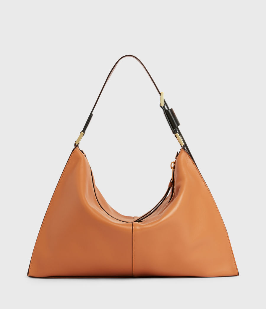 edbury suede shoulder bag