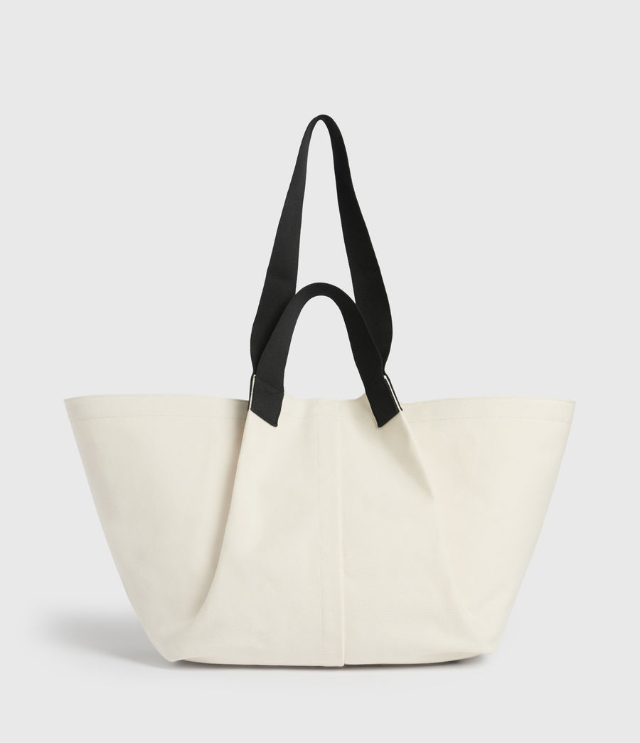 all saints black tote