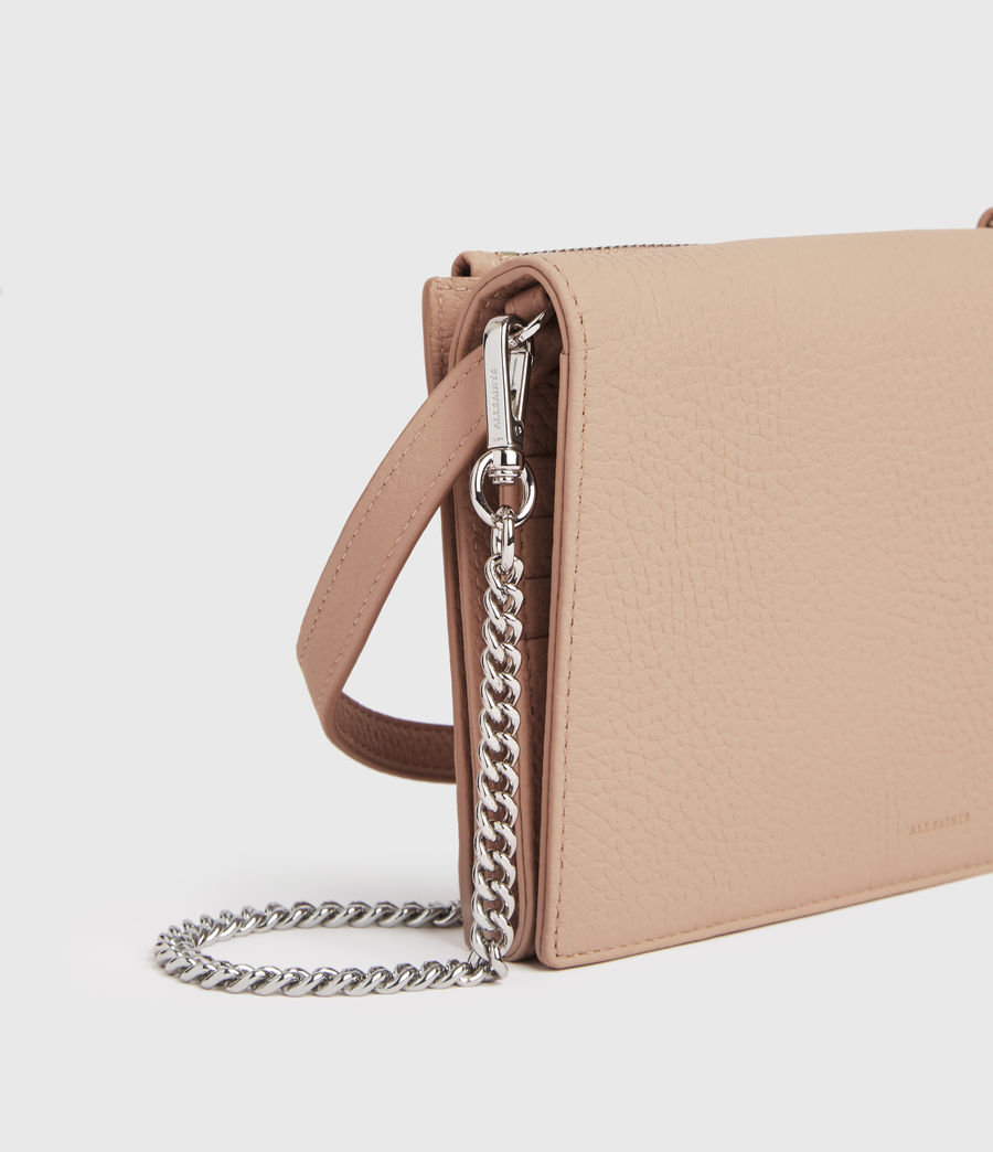 leather chain crossbody bag