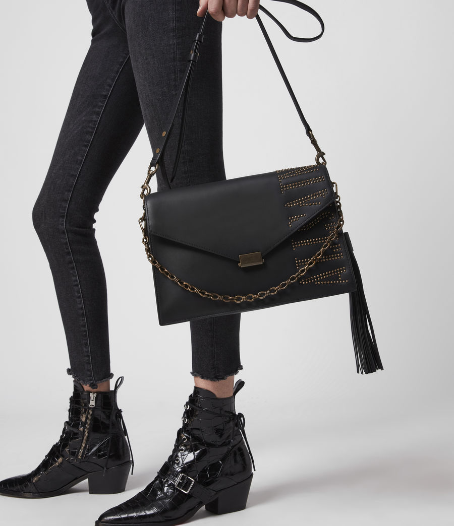 leather shoulder bag