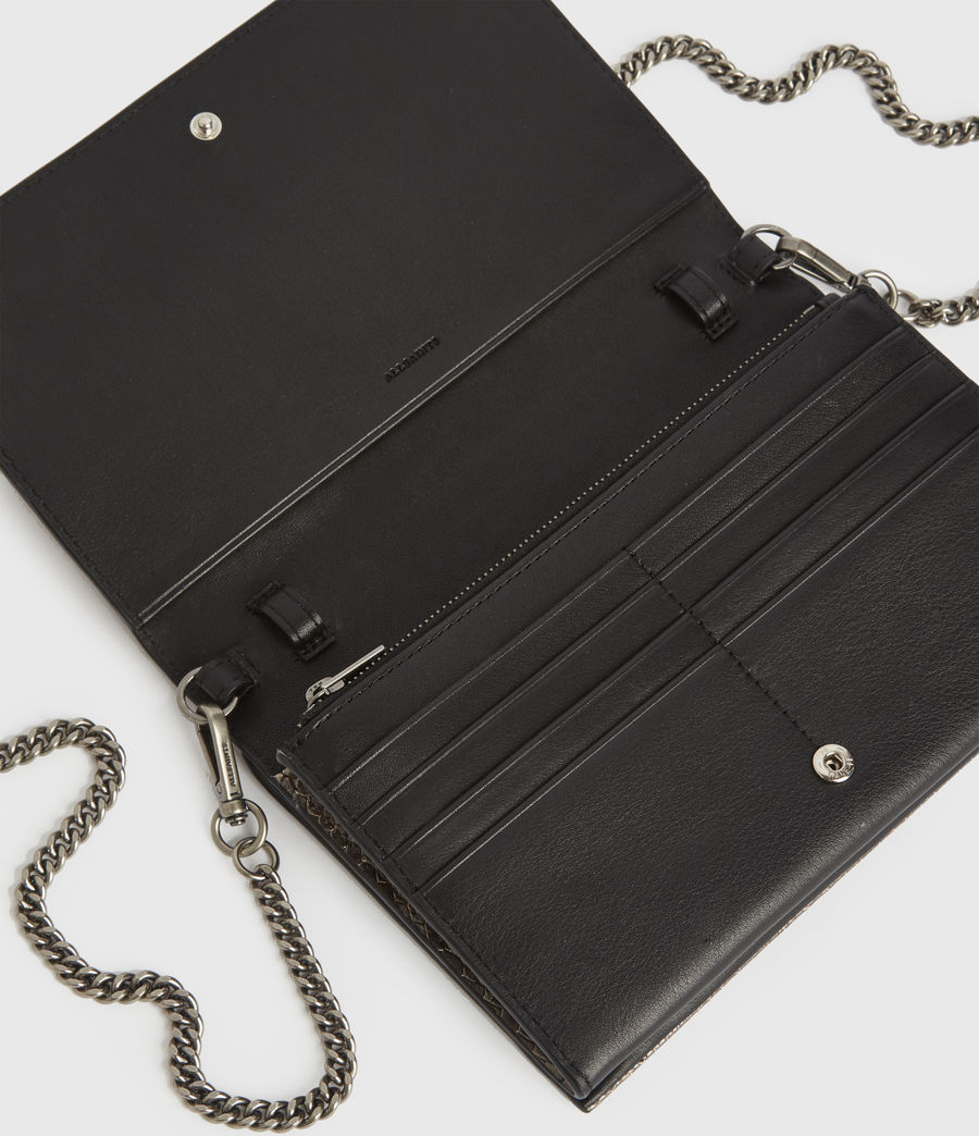 leather chain crossbody bag