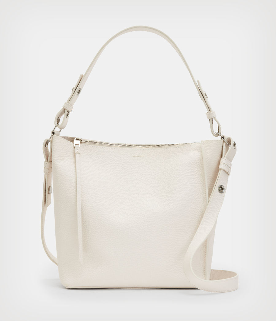 Womens Kita Leather Crossbody Bag (salt_lake_white) - Image 1
