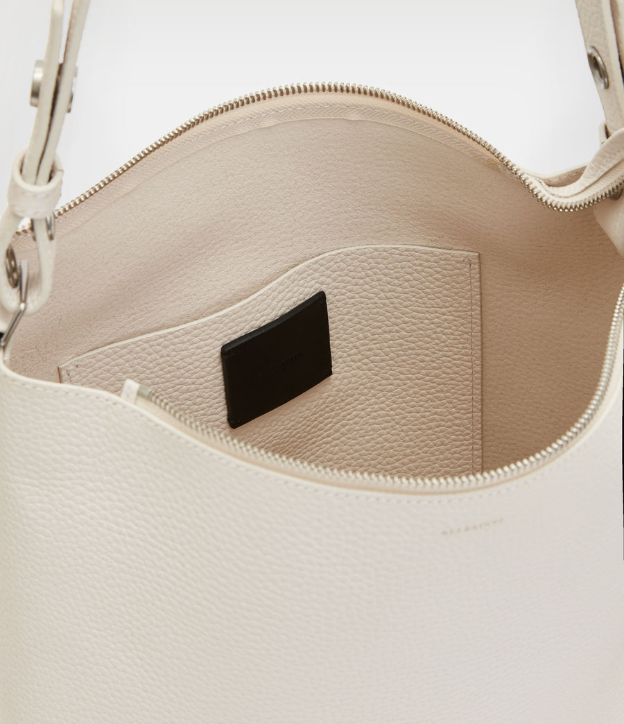 Womens Kita Leather Crossbody Bag (salt_lake_white) - Image 3