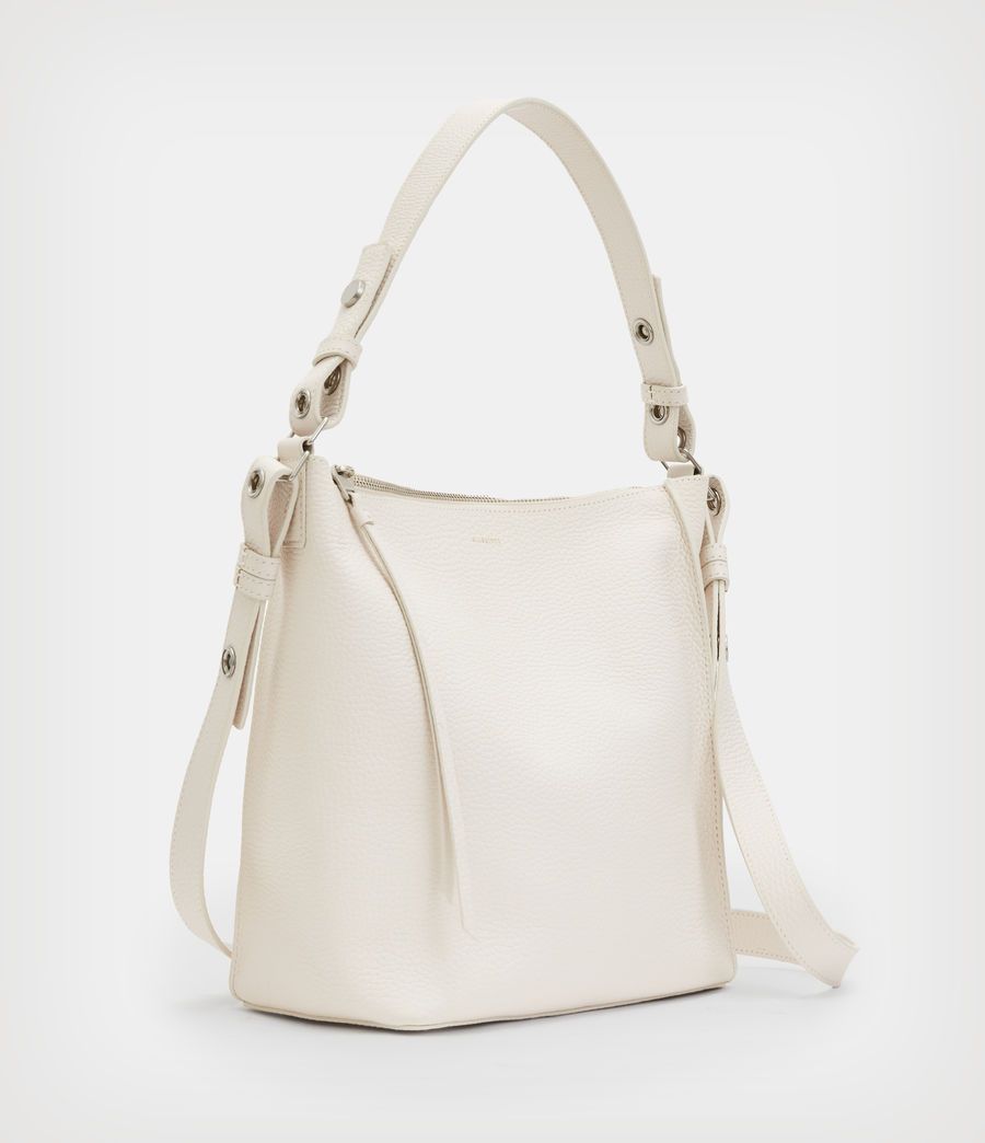 Womens Kita Leather Crossbody Bag (salt_lake_white) - Image 4