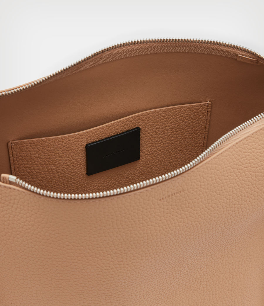 Womens Kita Leather Crossbody Bag (palisade_tan) - Image 3
