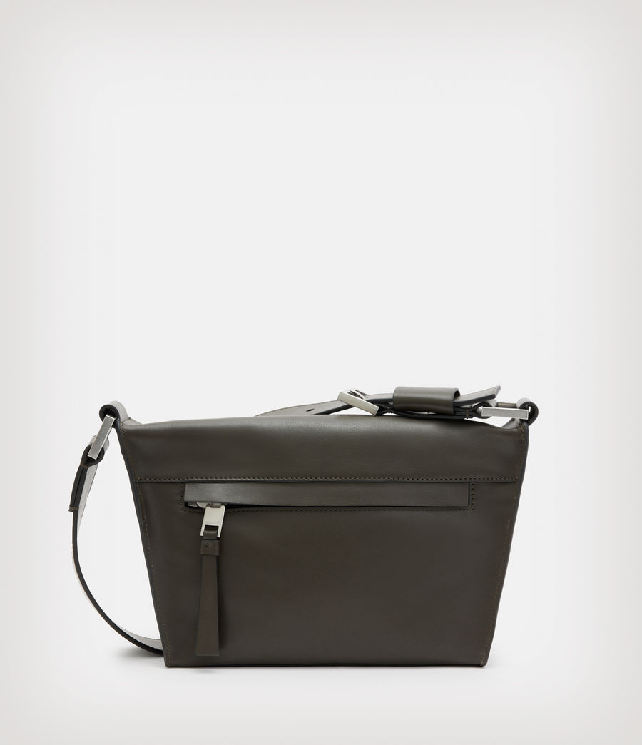 Women's Colette Leather Crossbody Bag (olive) - Image 7
