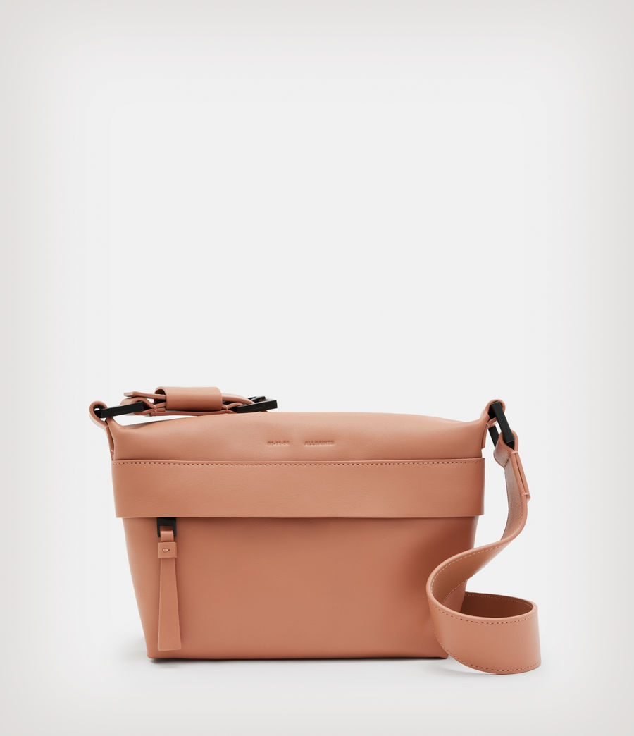 Women's Colette Leather Crossbody Bag (elasto_pink) - Image 1