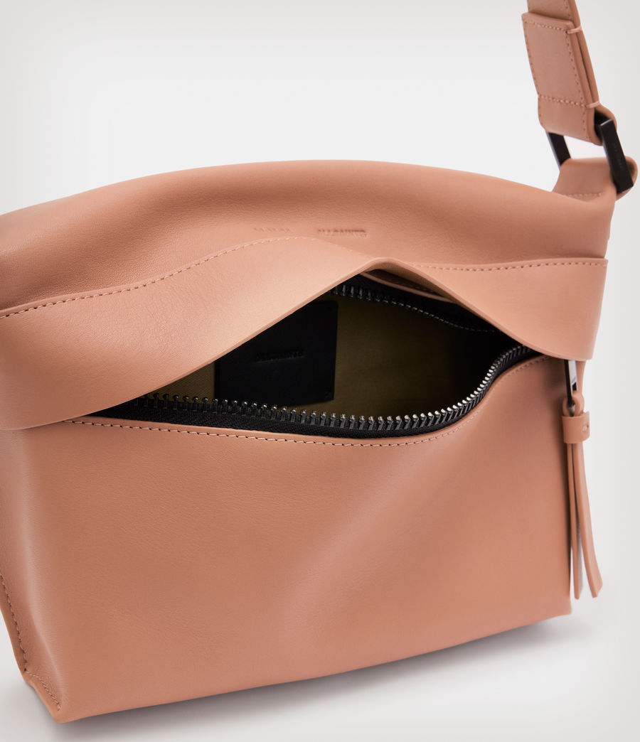 Women's Colette Leather Crossbody Bag (elasto_pink) - Image 3