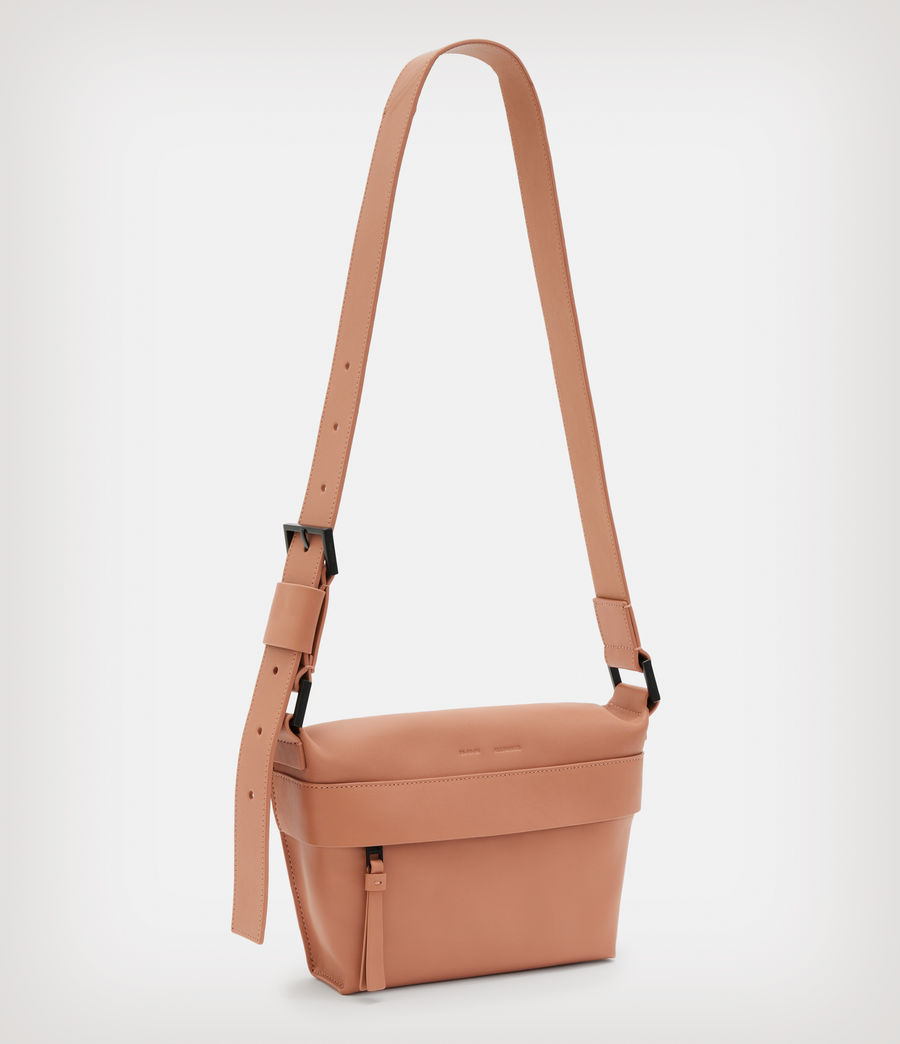 Women's Colette Leather Crossbody Bag (elasto_pink) - Image 4