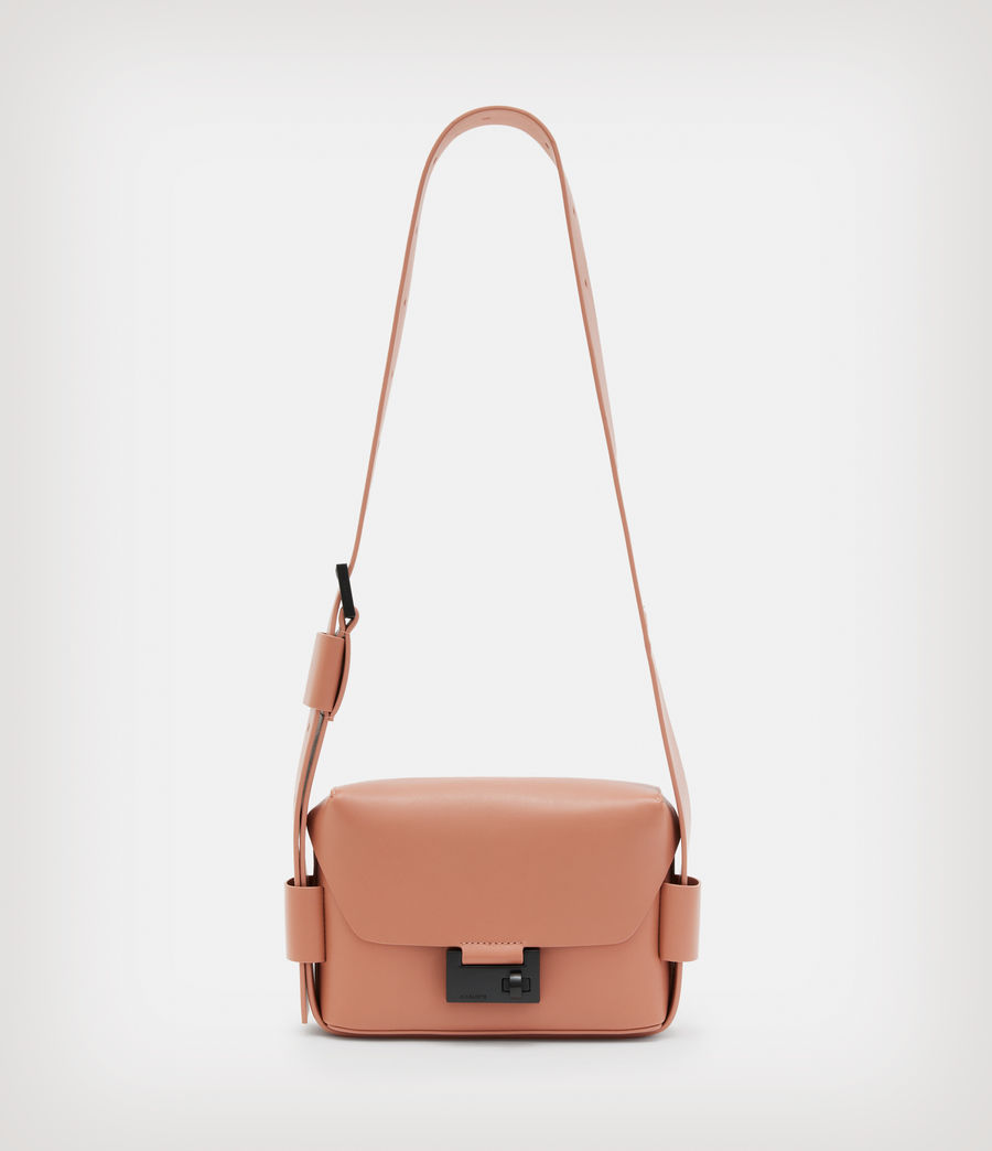 Women's Frankie 3-In-1 Leather Crossbody Bag (elasto_pink) - Image 1