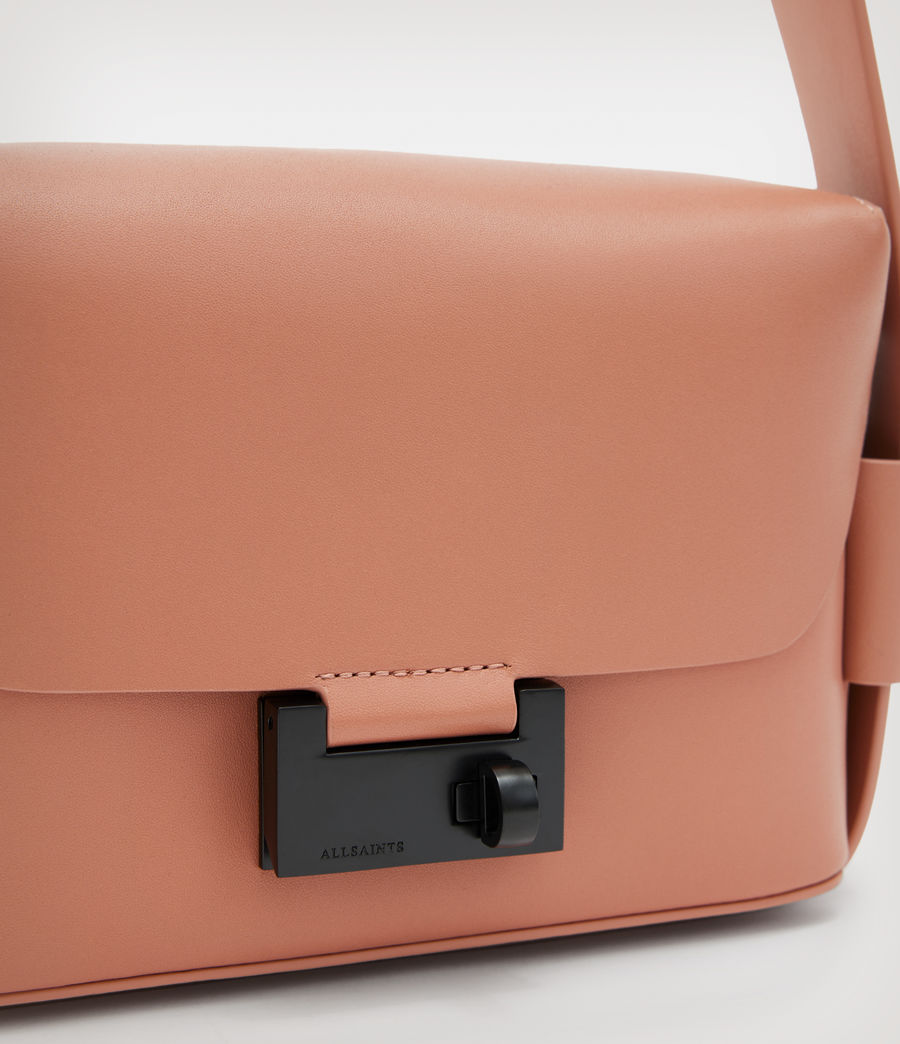 Women's Frankie 3-In-1 Leather Crossbody Bag (elasto_pink) - Image 6