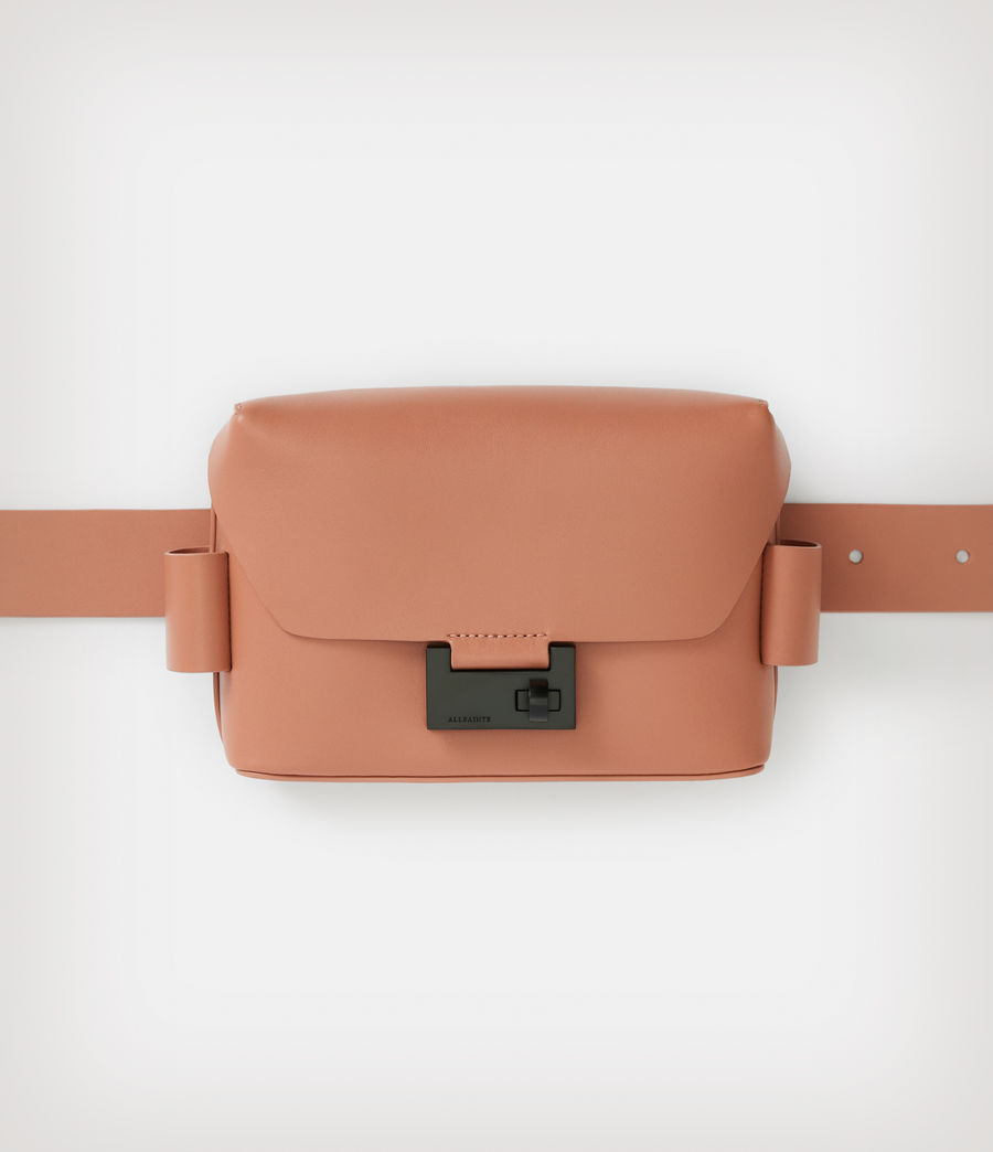 Women's Frankie 3-In-1 Leather Crossbody Bag (elasto_pink) - Image 7
