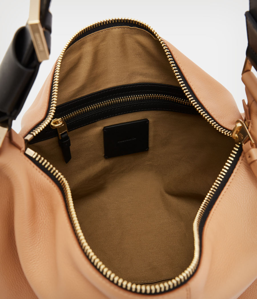 Womens Edbury Fringe Leather Shoulder Bag (palisade_tan) - Image 3