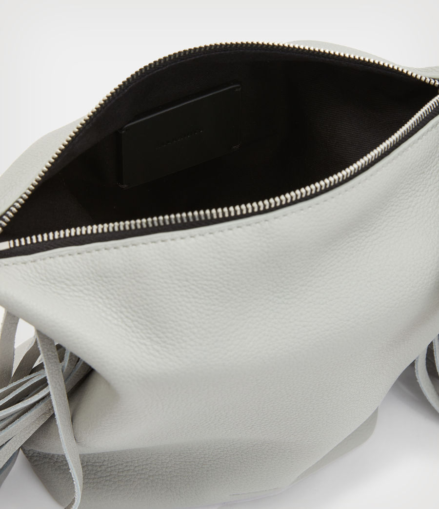 Women's Evaline Fringe Leather Crossbody Bag (sequoia_green) - Image 3