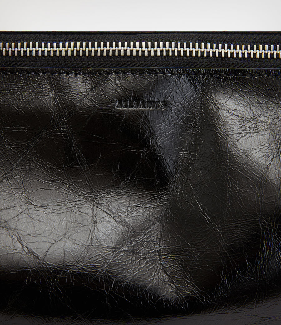 Women's Kita Leather Crossbody Bag (black_shine) - Image 6