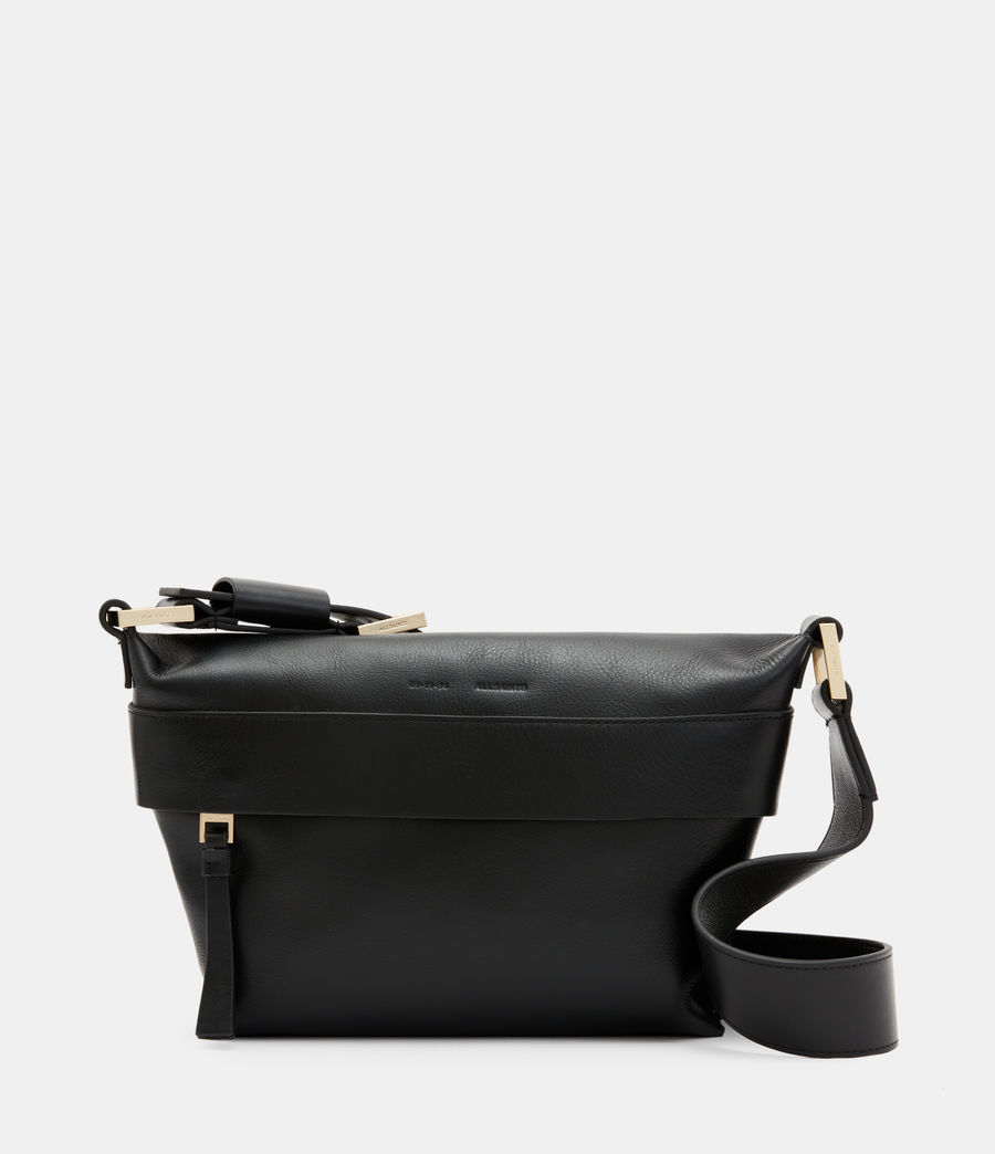 Womens Colette Leather Crossbody Bag (black) - Image 1