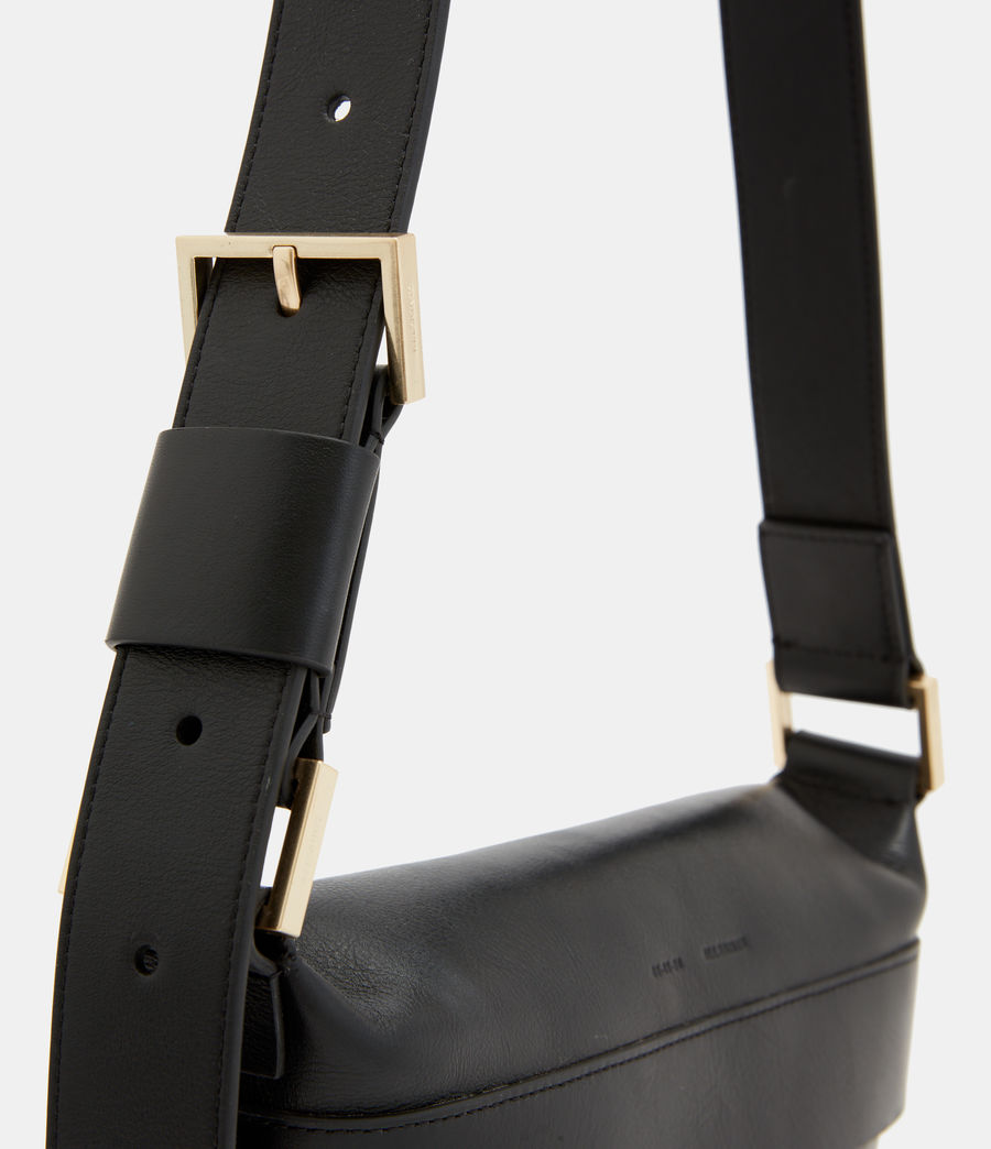 Womens Colette Leather Crossbody Bag (black) - Image 5