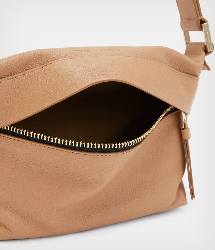 Women's Colette Leather Crossbody Bag (palisade_tan) - Image 3