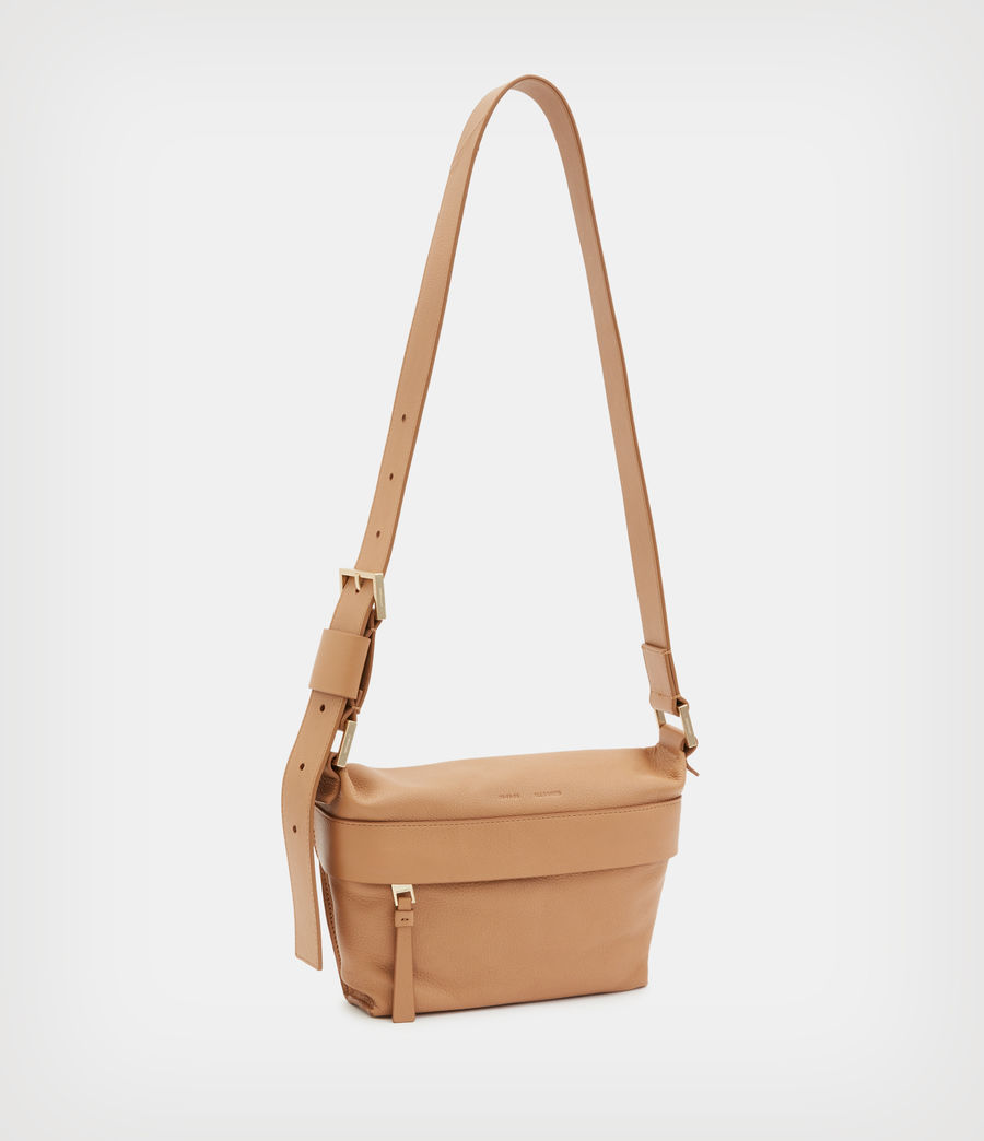 Women's Colette Leather Crossbody Bag (palisade_tan) - Image 4