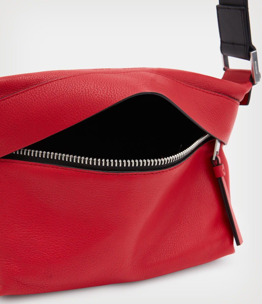 Women's Colette Leather Crossbody Bag (gala_red) - Image 3