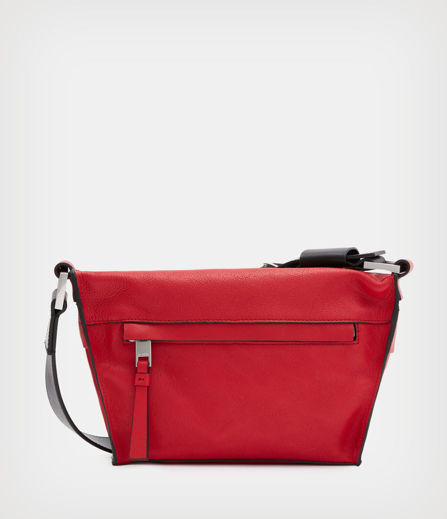 Women's Colette Leather Crossbody Bag (gala_red) - Image 8