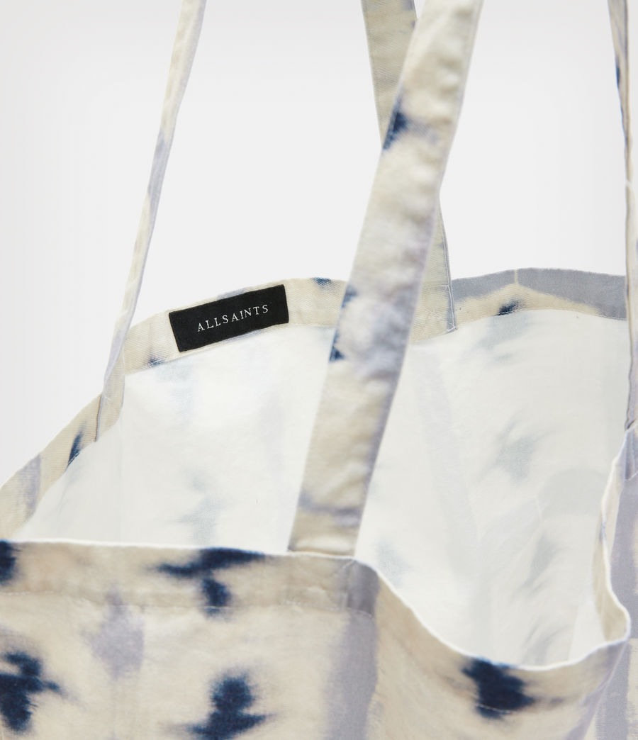 Womens Oppose Tie Dye Tote Bag (light_indigo_white) - Image 3