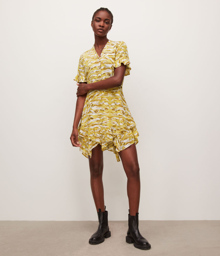 Womens Frankie Oniyuri Dress (yellow) - Image 4