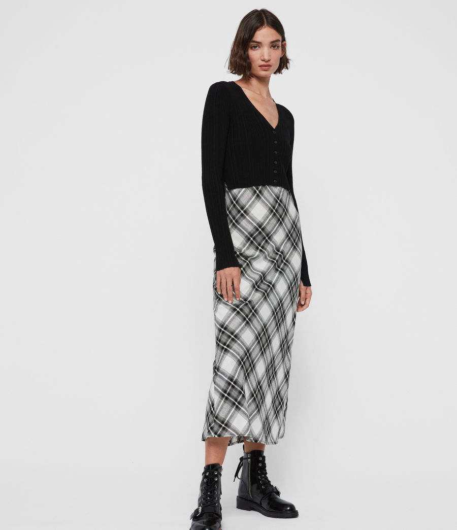 all saints tartan dress