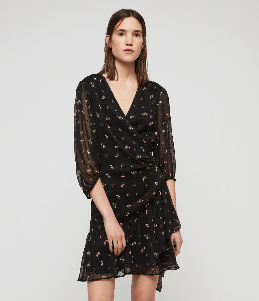 all saints wrap dress