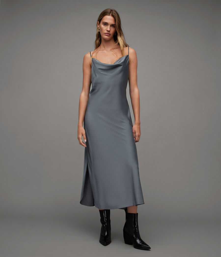 Womens Hadley Midi Dress (washed_grey) - Image 4