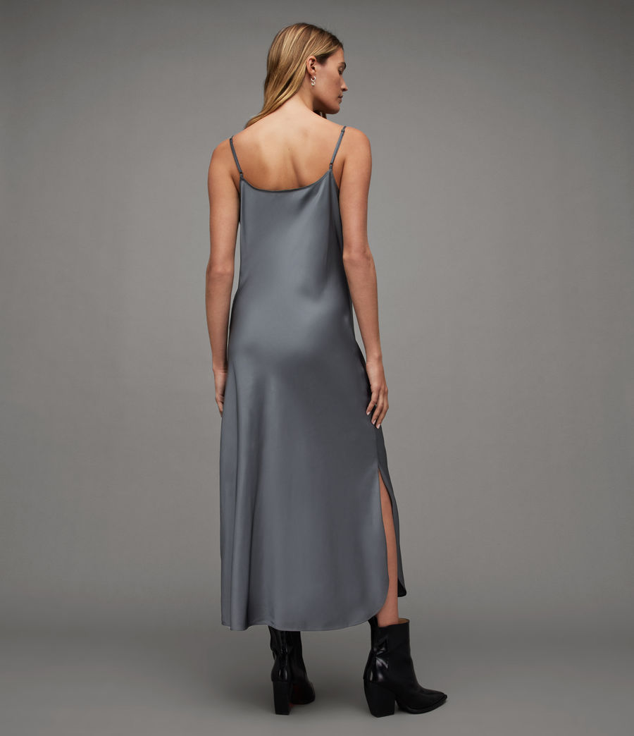 Womens Hadley Midi Dress (washed_grey) - Image 6