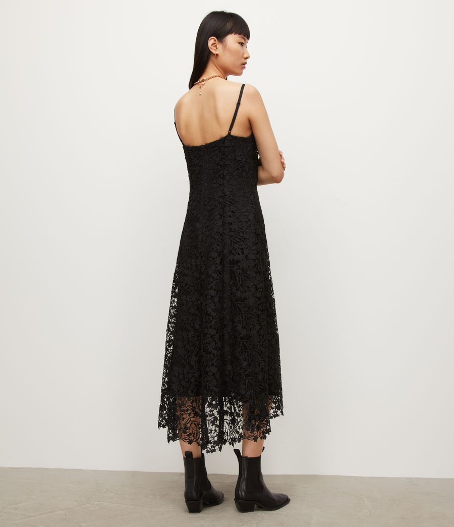 Womens Lali Dress (black) - Image 5