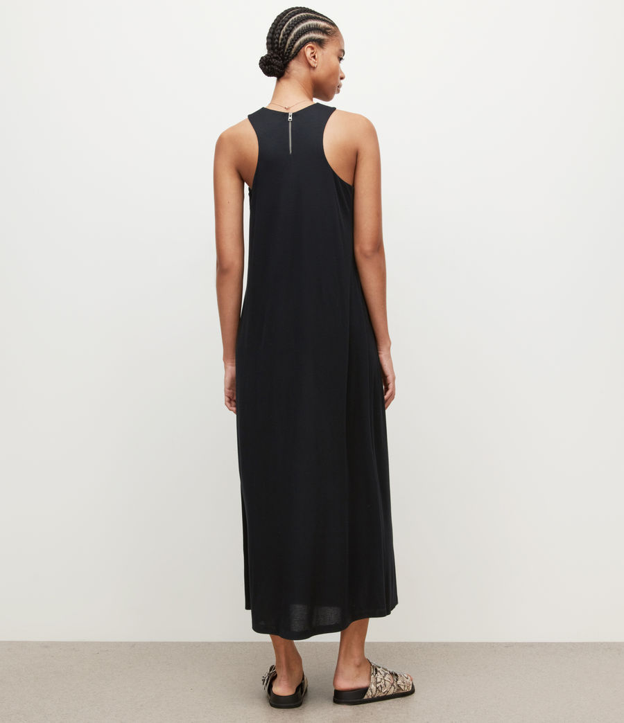 Womens Kuru Maxi Dress (black) - Image 5