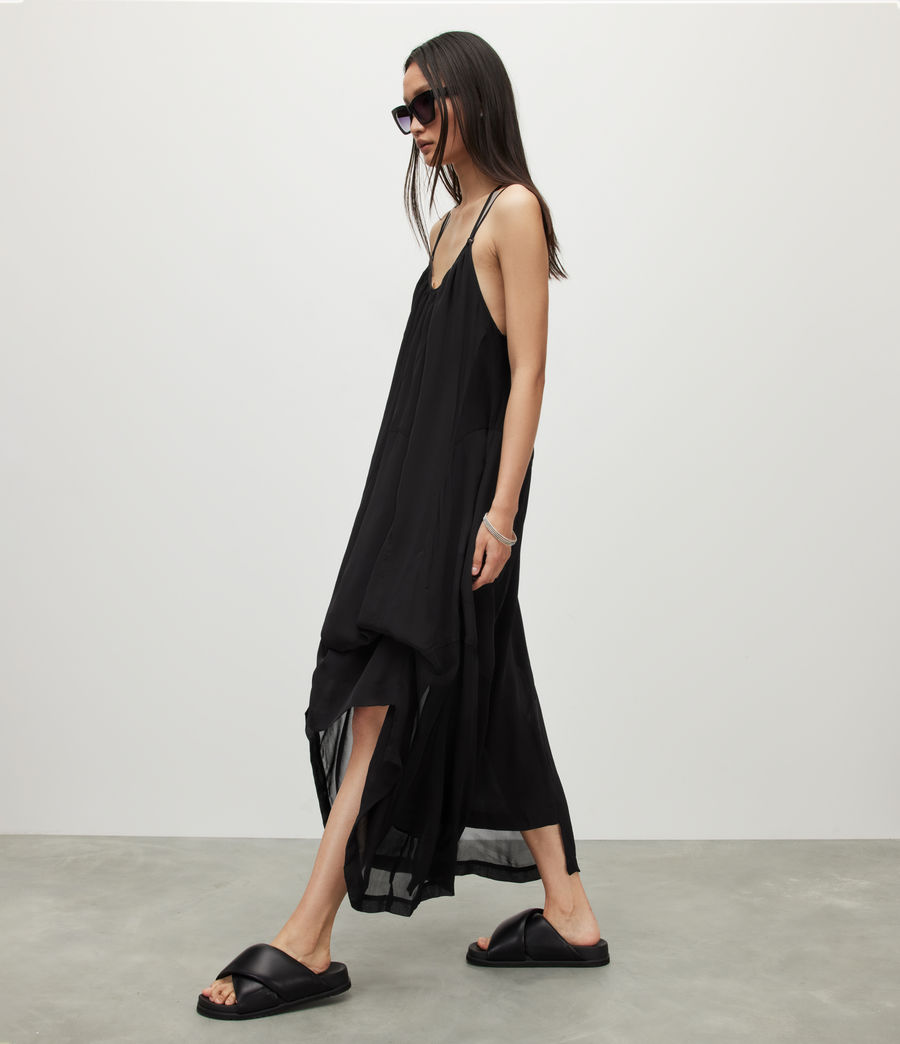 Damen Areena Adjustable Maxi Dress (black) - Image 5