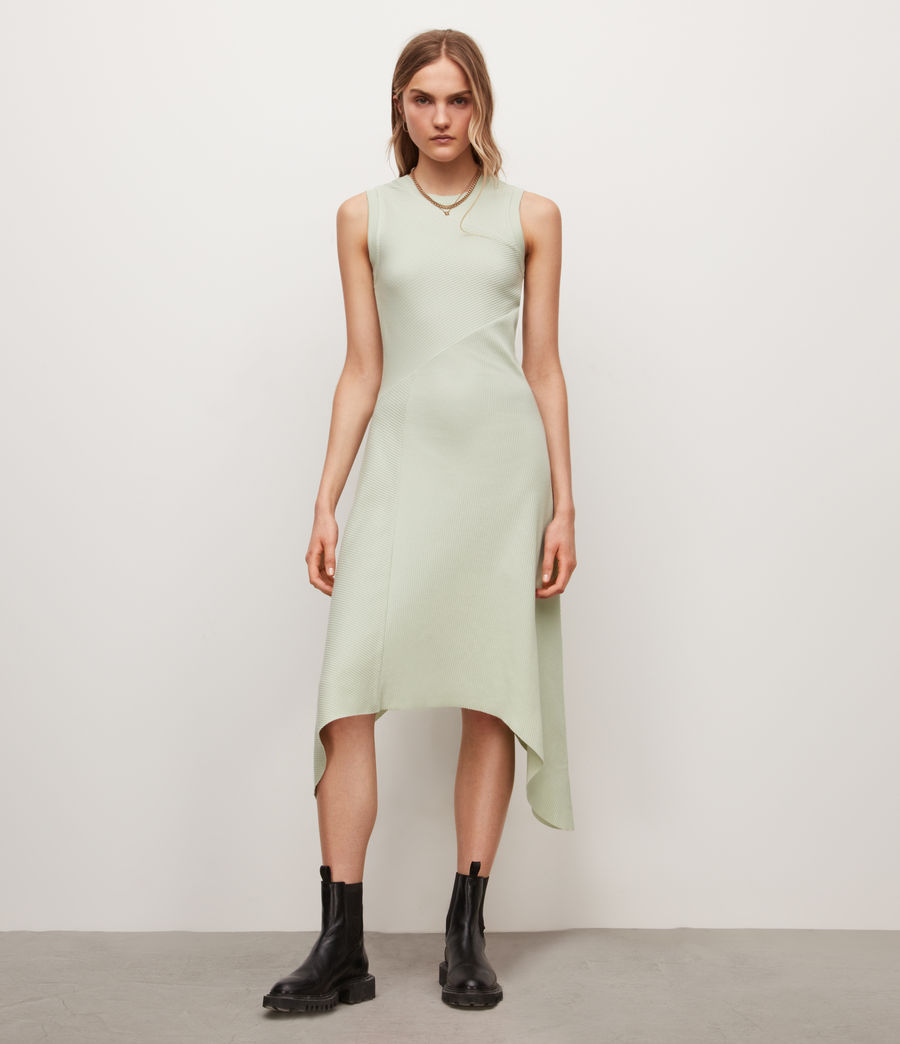 Women's Gia Dress (sage_green) - Image 3