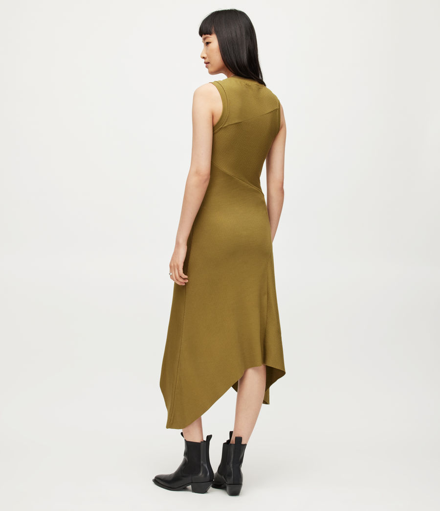 Women's Gia Dress (olive_branch_green) - Image 4
