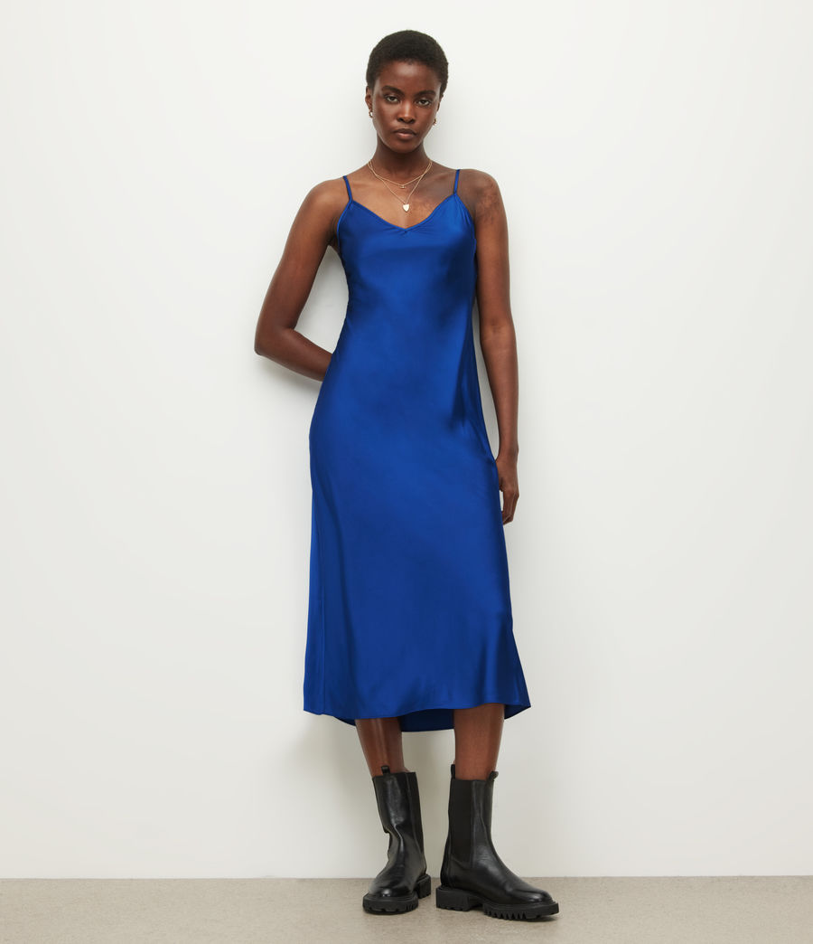 Women's Bryony Midi Dress (delphinium_blue) - Image 3