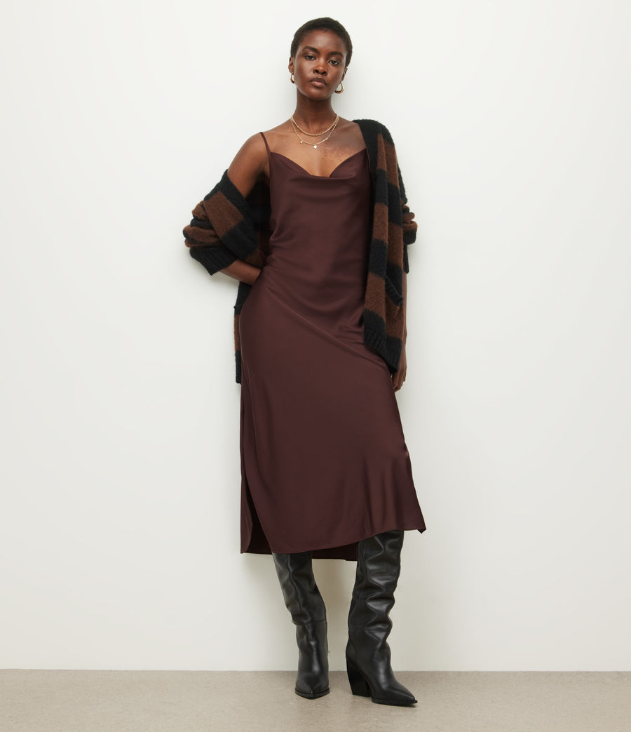 Womens Hadley Midi Dress (bitter_brown) - Image 1