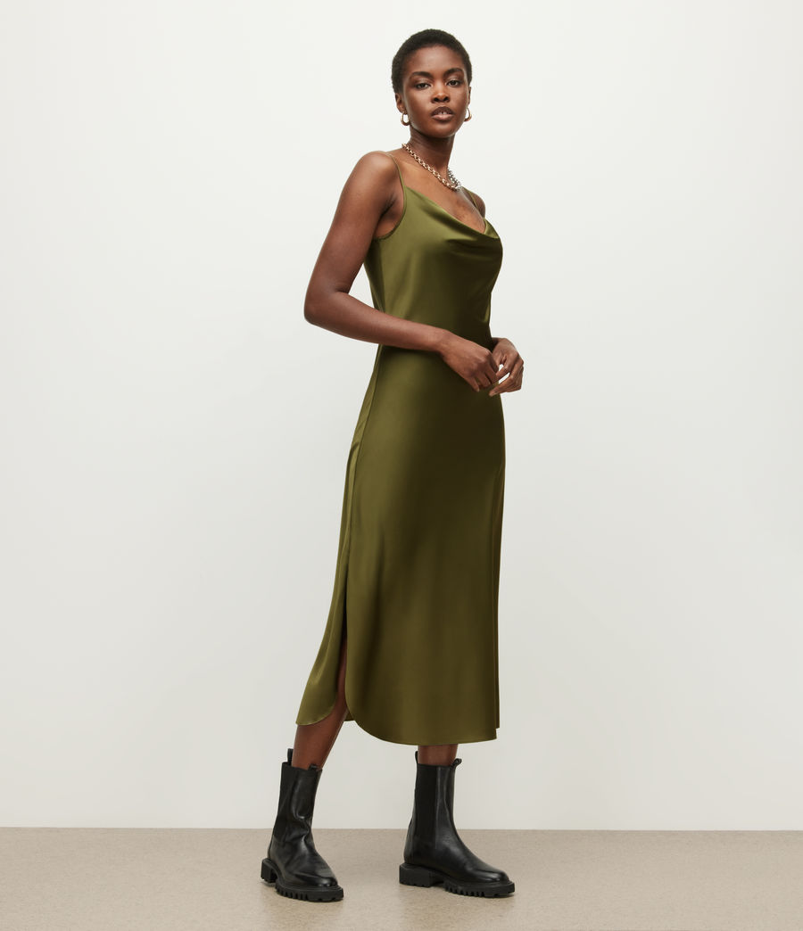Womens Hadley Midi Dress (sycamore_green) - Image 1
