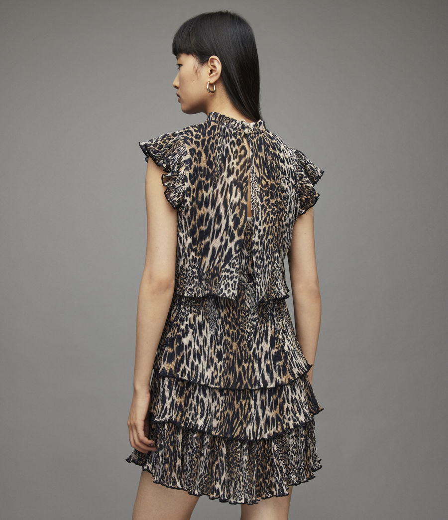 Womens Antheia Kiku Mini Dress (honey_brown) - Image 5