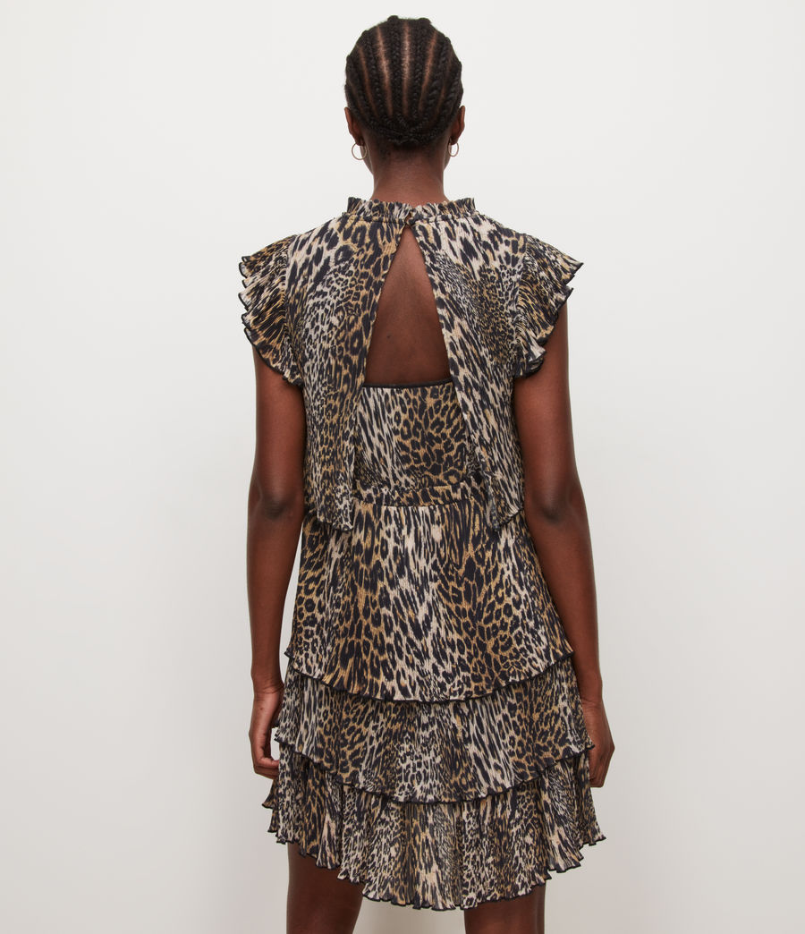 Women's Antheia Kiku Mini Dress (honey_brown) - Image 6