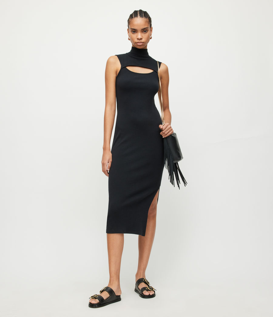 Women's Kiki Sleeveless Dress (black) - Image 1