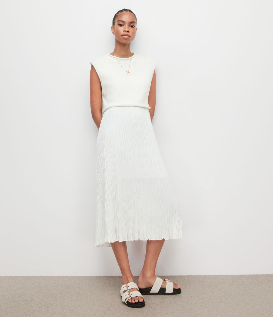 Damen Laze Kleid (white) - Image 3