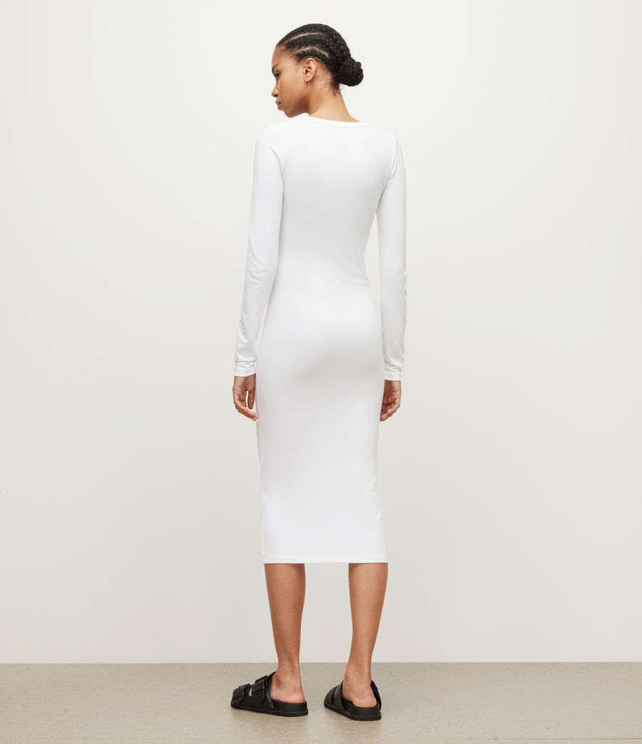 Womens Avi V-Neck Dress (white) - Image 5