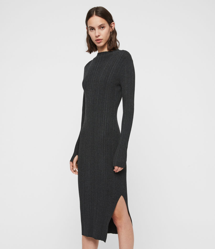 all saints knitted dress